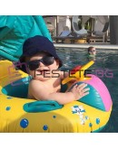 Надуваем бебешки пояс със сенник и волан